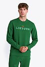National collection embroidered  sweatshirt 1 | GREEN | Audimas