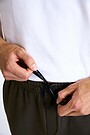 Straight cut cotton French terry sweatpant 4 | CHAKI | Audimas