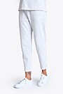 Textured cotton fabric tapered fit sweatpants 2 | GREY | Audimas
