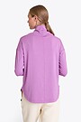Cotton modal high neck top 2 | PURPLE | Audimas