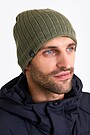 Polylana knitted beanie 1 | CHAKI | Audimas