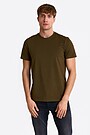 Cotton short sleeve T-shirt 1 | CHAKI | Audimas