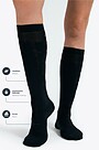 Long socks for winter sports 1 | BLACK | Audimas