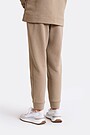 Cotton fleece sweatpants 3 | Cream | Audimas