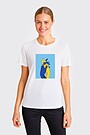 Short sleeves cotton T-shirt Together 1 | WHITE | Audimas