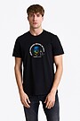 Short sleeves cotton T-shirt Courage 1 | BLACK | Audimas