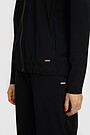 SENSITIVE fabric full zip jacket 3 | BLACK | Audimas