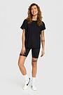 SENSITIVE fabric short sleeve T-shirts 5 | BLACK | Audimas