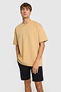 Oversized short sleeve T-shirt 2 | BROWN | Audimas