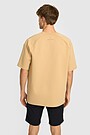 Oversized short sleeve T-shirt 3 | BROWN | Audimas