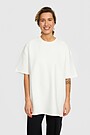 Oversized short sleeve T-shirt 1 | WHITE | Audimas