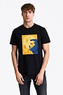 Short sleeves cotton T-shirt A nation of heroes 1 | BLACK | Audimas
