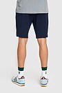 Stretch cotton French terry sweatshorts 3 | BLUE | Audimas