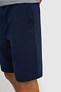 Stretch cotton French terry sweatshorts 4 | BLUE | Audimas