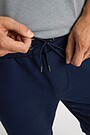 Stretch cotton French terry sweatshorts 5 | BLUE | Audimas