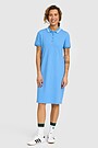 Cotton polo dress 2 | LIGHT BLUE | Audimas