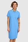 Cotton polo dress 3 | LIGHT BLUE | Audimas