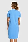 Cotton polo dress 4 | LIGHT BLUE | Audimas