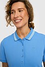 Cotton polo dress 5 | LIGHT BLUE | Audimas