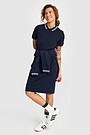 Cotton polo dress 1 | BLUE | Audimas