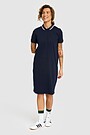 Cotton polo dress 2 | BLUE | Audimas