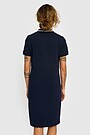 Cotton polo dress 4 | BLUE | Audimas
