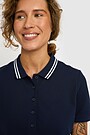 Cotton polo dress 5 | BLUE | Audimas