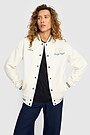 National collection bomber jacket 2 | WHITE | Audimas