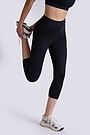 Essential synthetic 3/4 tights 4 | BLACK | Audimas
