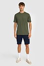 Linen T-shirt 5 | GREEN | Audimas