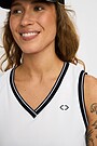 Active sports V-neck top 4 | WHITE | Audimas