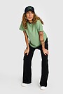 Linen top 3 | GREEN | Audimas