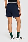 Cotton pique sweatshorts 3 | BLUE | Audimas