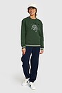 National collection crewneck sweatshirt 5 | GREEN | Audimas