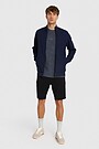 Textured full-zip club jacket 4 | BLUE | Audimas