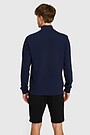 Textured full-zip club jacket 2 | BLUE | Audimas