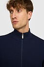 Textured full-zip club jacket 3 | BLUE | Audimas