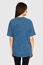 Vintage short sleeve T-shirt 4 | BLUE | Audimas