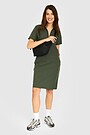 Woven strech athleisure dress 1 | GREEN | Audimas