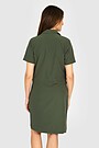 Woven strech athleisure dress 3 | GREEN | Audimas