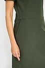 Woven strech athleisure dress 4 | GREEN | Audimas