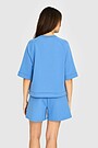 Sleeveles sweatshirt with Tencel Lyocell fibers 2 | LIGHT BLUE | Audimas