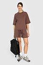 Shorts with Tencel Lyocell fibers 1 | BROWN | Audimas