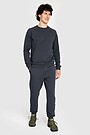Light crewneck sweatshirt with Modal 4 | GREY | Audimas