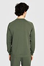 Light crewneck sweatshirt with Modal 2 | GREEN | Audimas