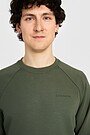 Light crewneck sweatshirt with Modal 3 | GREEN | Audimas