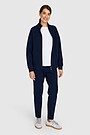 Textured tapered fit sweatpants 1 | BLUE | Audimas