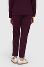 Textured tapered fit sweatpants 3 | PURPLE | Audimas