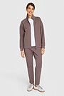 Textured tapered fit sweatpants 1 | BROWN | Audimas