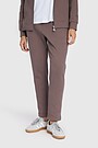 Textured tapered fit sweatpants 2 | BROWN | Audimas